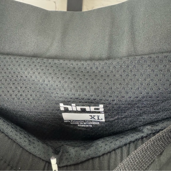 Hind Black Running Athletic Workout Shorts Size XL - Picture 4 of 6